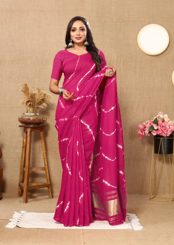 Pink_Cotton_Blend_Saree_for_Women