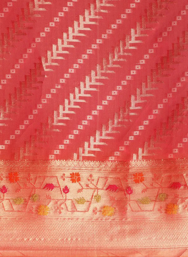 Pink_Organza_Saree_for_Women