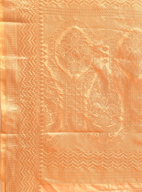 Orange_Organza_Saree_for_Women