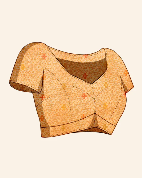 Mustard_Organza_Saree_for_Women