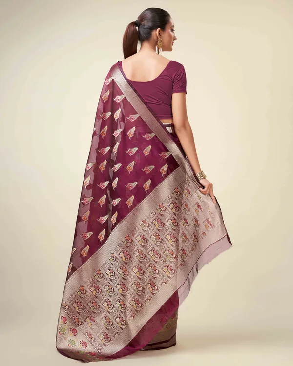 Purple_Organza_Saree_for_Women