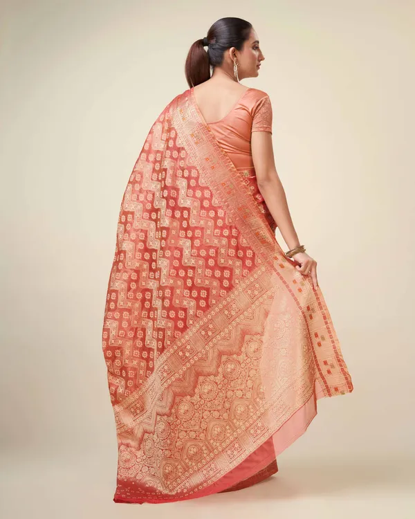 Pink_Organza_Saree_for_Women