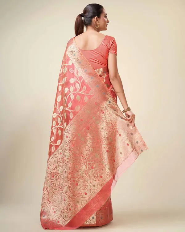 Pink_Organza_Saree_for_Women