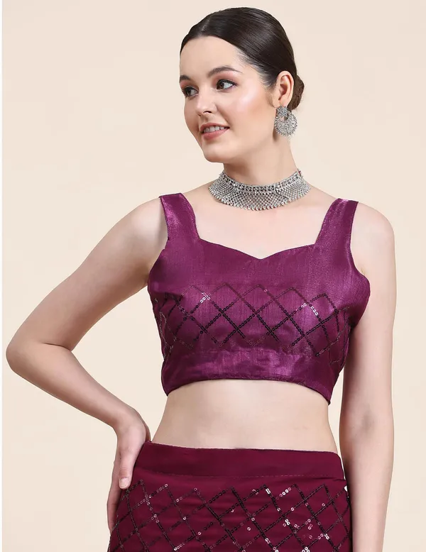 Maroon_Georgette_Saree_for_Women
