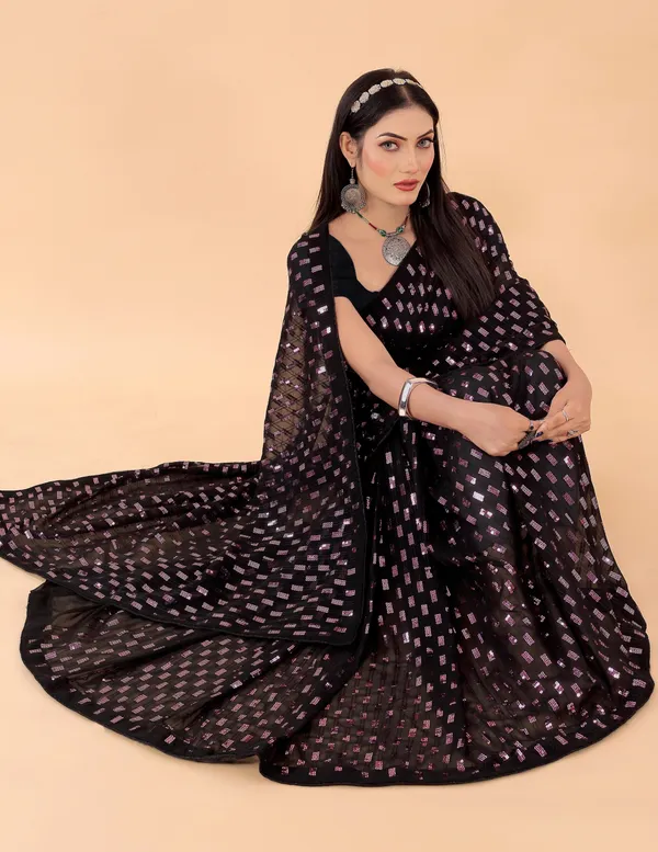 Pink_Georgette_Saree_for_Women
