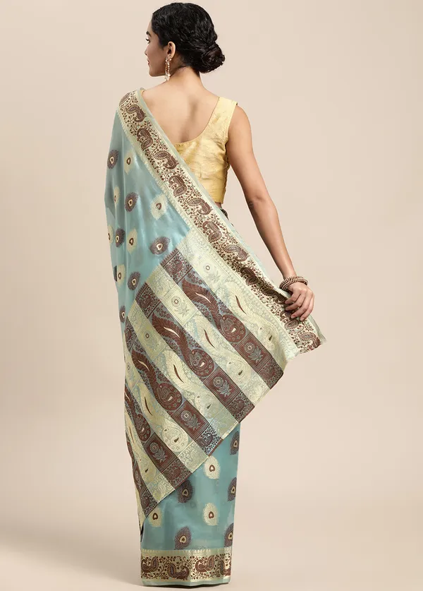 Light_Blue_Organza_Saree_for_Women