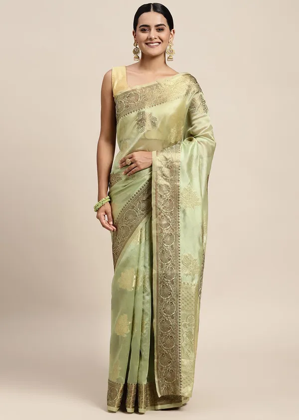 Light_Green_Organza_Saree_for_Women
