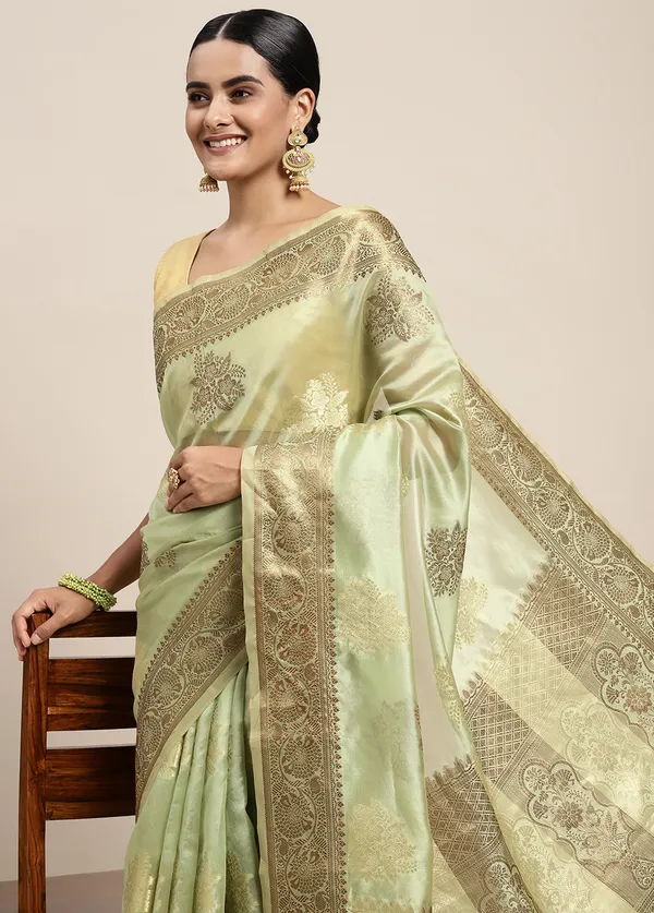 Light_Green_Organza_Saree_for_Women