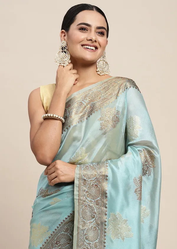 Light_Blue_Organza_Saree_for_Women