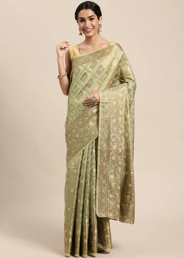 Light_Green_Organza_Saree_for_Women