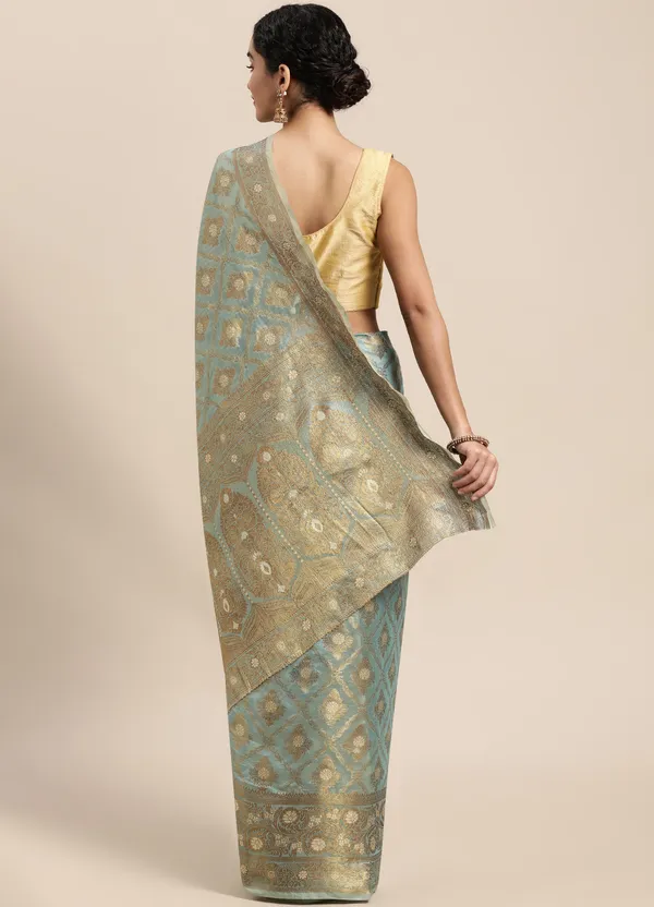 Light_Blue_Organza_Saree_for_Women