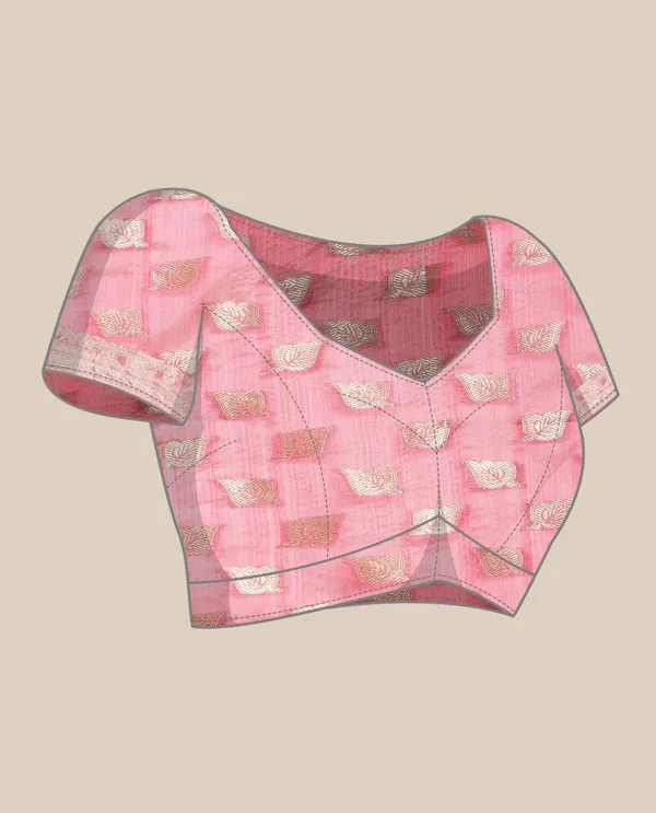 Pink_Organza_Saree_for_Women