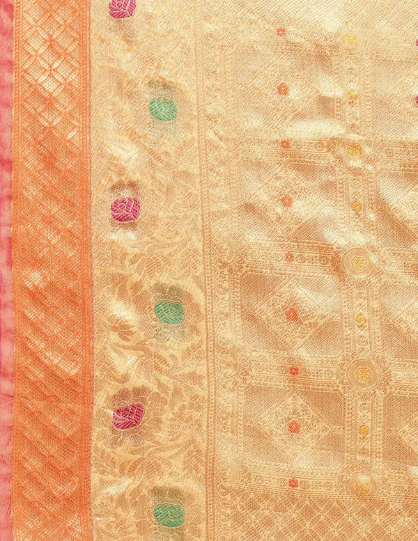 Orange_Organza_Saree_for_Women