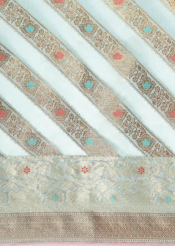 Light_Blue_Organza_Saree_for_Women