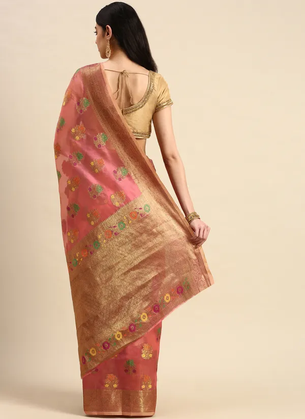 Pink_Designer_Organza_Saree_Premium_Range_for_Women