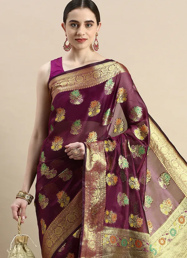 Purple_Premium_Range_Organza_Saree_for_Women