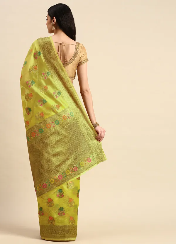 Designer_Yellow_Organza_Saree_Premium_Range_for_Women