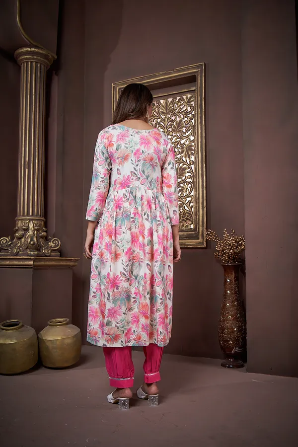 Premium_Range_Pink_Rayon_Kurta_Set_for_Women