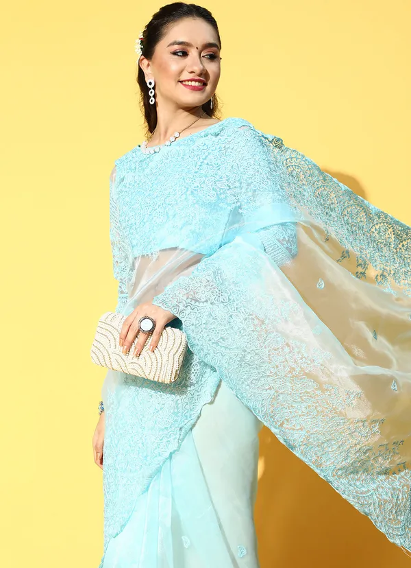 Designer_Light_Blue_Premium_Range_Organza_Saree_for_Women
