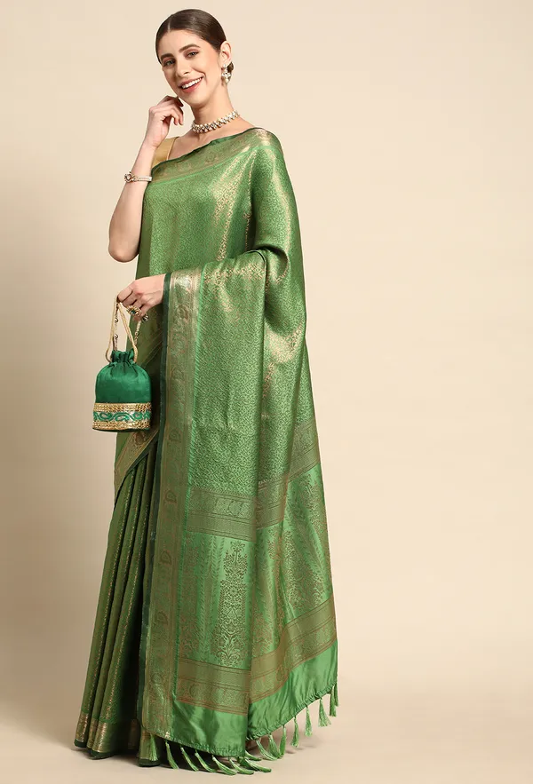 Light_Green_Silk_Blend_Saree_for_Women