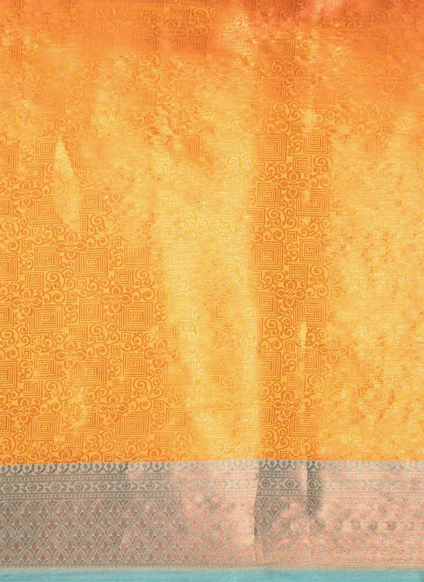Mustard_Silk_Blend_Saree_for_Women