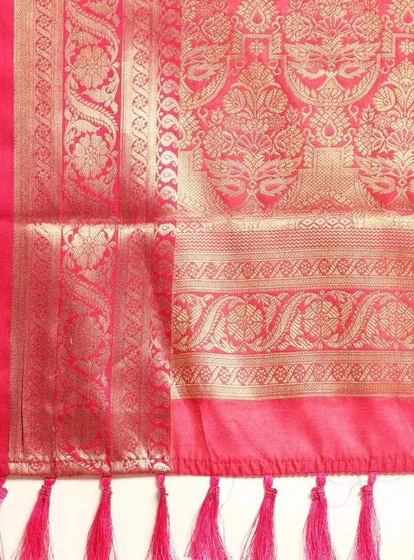 Beige_Silk_Blend_Saree_for_Women