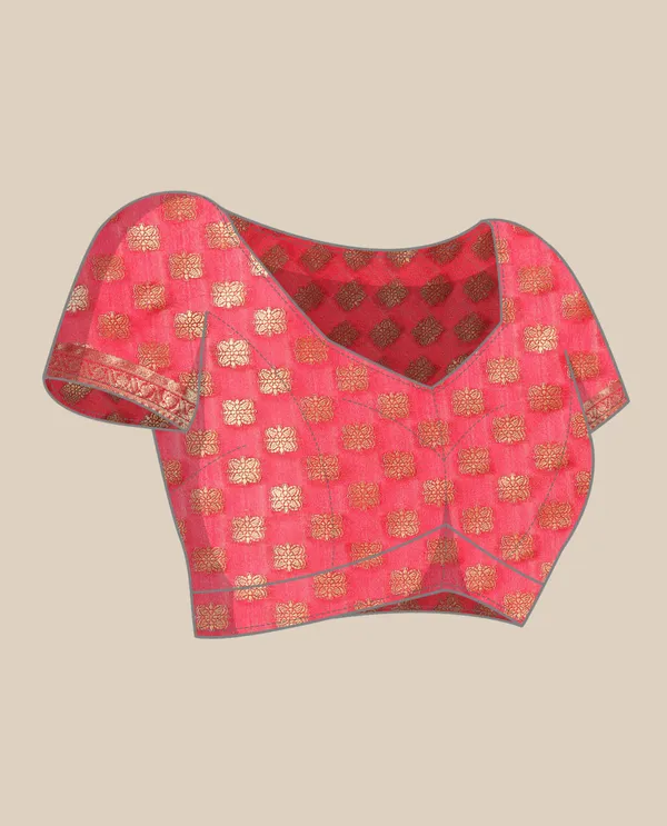 Orange_Silk_Blend_Saree_for_Women