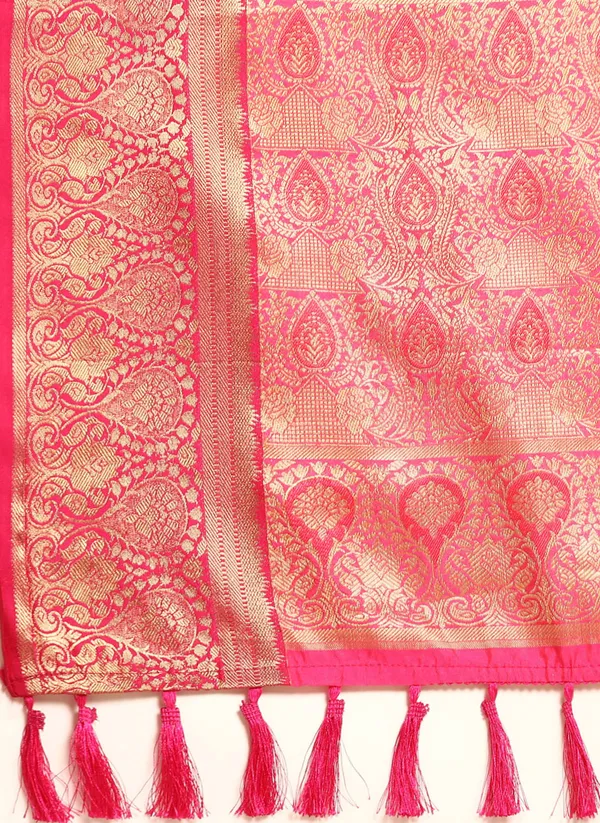 Beige_Silk_Blend_Saree_for_Women