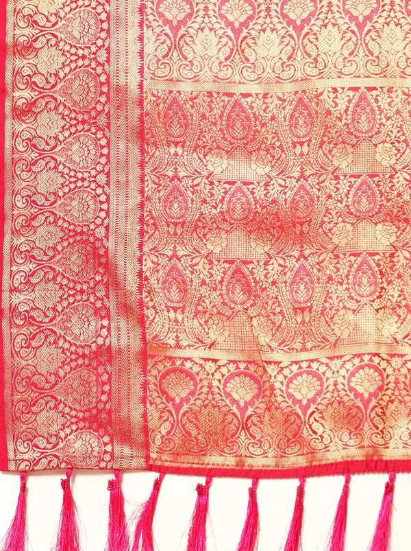 Yellow_Silk_Blend_Saree_for_Women