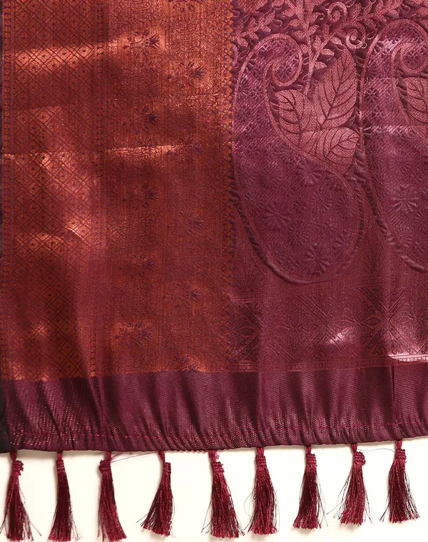 Purple_Silk_Blend_Saree_for_Women