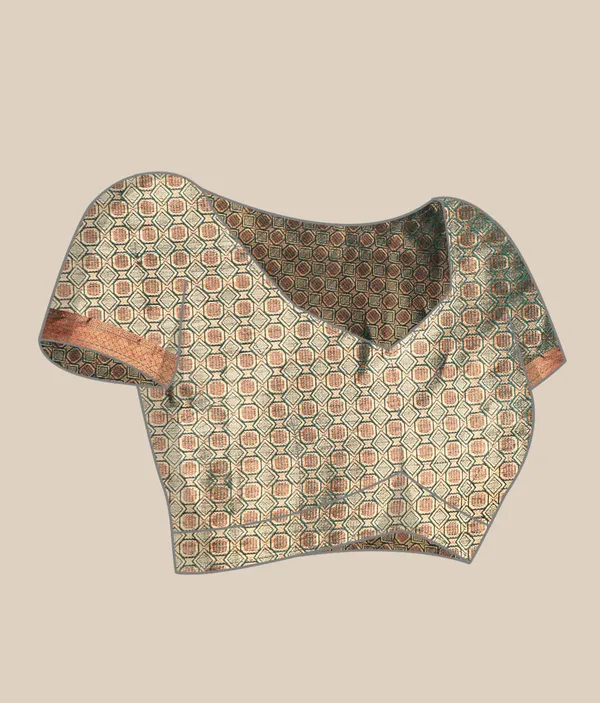 Green_Silk_Blend_Saree_for_Women