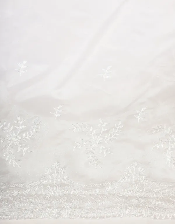 White_Premium_Range_Organza_Saree_for_Women