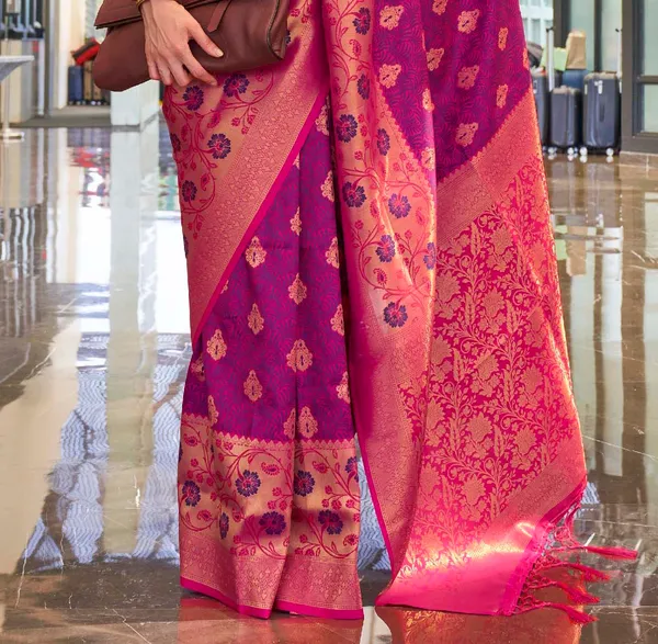 Rani_Pink_Silk_Saree_for_Women