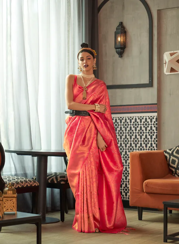 Coral_Silk_Saree_for_Women