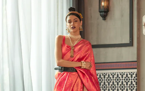 Coral_Silk_Saree_for_Women