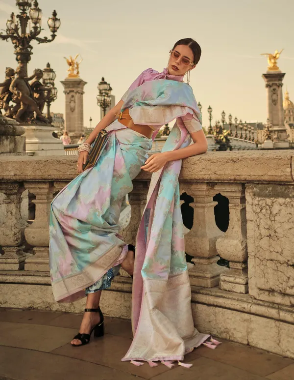 Premium_Range_Silk_Saree_for_Women_Light_Skyblue_Color