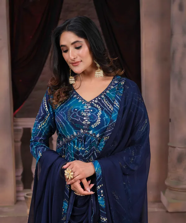 Navy_Blue_Premium_Range_Rayon_Kurta_Set_for_Women
