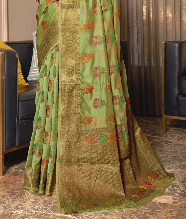 Light_Green_Organza_Saree_for_Women