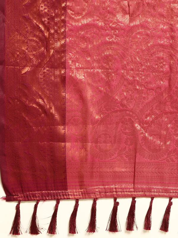 Mustard_Silk_Blend_Saree_for_Women