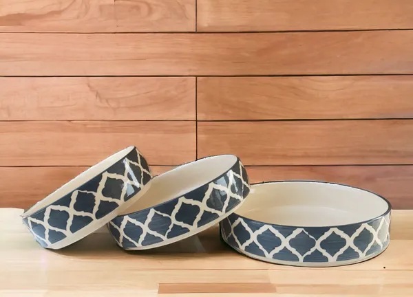 Kitchen_|_Ceramic_Salad_Tray/Bowl_|_Deep_Dish_Bowl_|_Salad_Plate_|_Serving_Snacks_Tray_|_Grey_Design_|_Set_of_3_(5.5_inch,_6.5inch,_7.5inch)_|_3_Snacks/Salad_Bowls_|