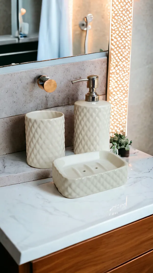 Ceramic_Bathroom_Accessories_Set_|_Bathroom_Accessory_Set_Includes_Soap/Lotion_Dispenser_|_Soap_Dish_|Toothbrush_Holder_|_White