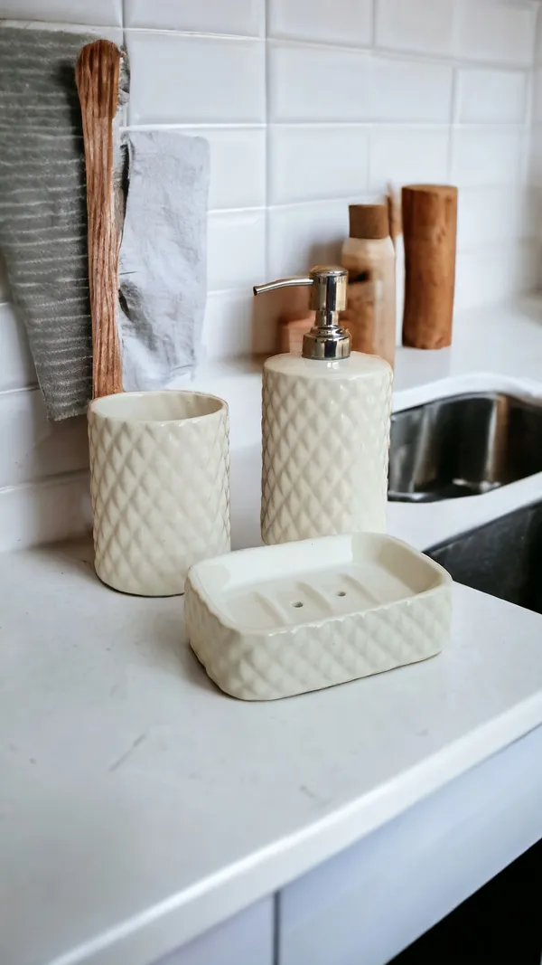 Ceramic_Bathroom_Accessories_Set_|_Bathroom_Accessory_Set_Includes_Soap/Lotion_Dispenser_|_Soap_Dish_|Toothbrush_Holder_|_White