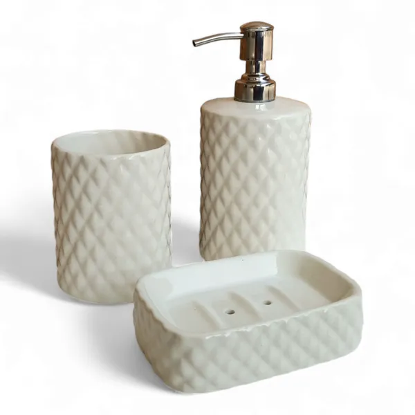Ceramic_Bathroom_Accessories_Set_|_Bathroom_Accessory_Set_Includes_Soap/Lotion_Dispenser_|_Soap_Dish_|Toothbrush_Holder_|_White