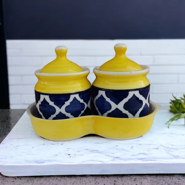 Ceramic_Serving_jar_with_tray_|_Multipurpose_jar_with_tray_|_300_ML