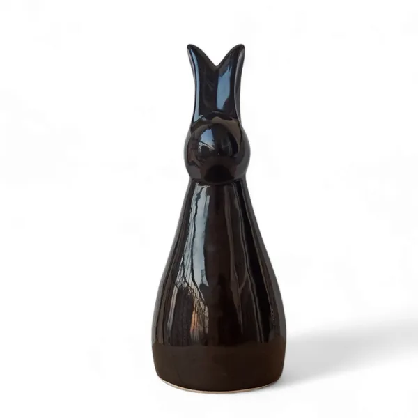 Elegant_Minimalist_Ceramic_Rabbit_Sculpture_??Modern_Home_Decor_Accent__|_Height:_9.5_Inch_/24_Cm