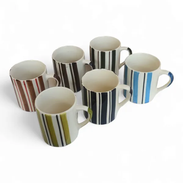 Handcrafted_Striped_Designs_Coffee_Mugs_|_Multi_colour_|_300_ML_|_Set_of_6