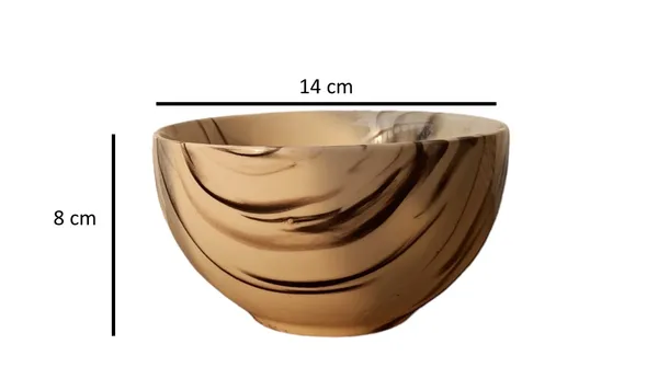 _Pack_of_2_Ceramic_Italian_Marble_Print_Handcrafted_Double_Shade_Bowl_Set_??Perfect_for_Vegetables_and_Serving,_Ideal_for_Home_Kitchen_Dining_Table,_(Cream_with_Black_Swirl)_(14cm_x_8cm)