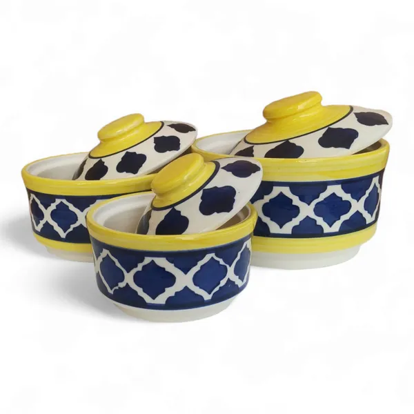 Ceramic_Serving_Donga_|_Dinner_Serving_Casserole_Stackable_Bowl_Set_With_Lid_-750Ml,_500Ml,_250Ml_|_Set_Of_3_|_Blue_And_Yellow