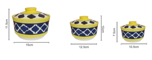 Ceramic_Serving_Donga_|_Dinner_Serving_Casserole_Stackable_Bowl_Set_With_Lid_-750Ml,_500Ml,_250Ml_|_Set_Of_3_|_Blue_And_Yellow