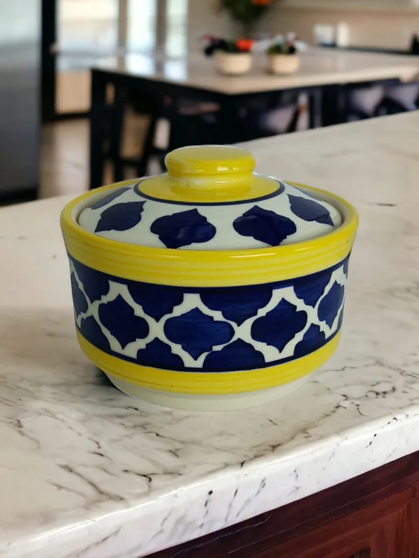 Ceramic_Serving_Donga_|_Dinner_Serving_Casserole_Stackable_Bowl_Set_With_Lid_-750Ml,_500Ml,_250Ml_|_Set_Of_3_|_Blue_And_Yellow